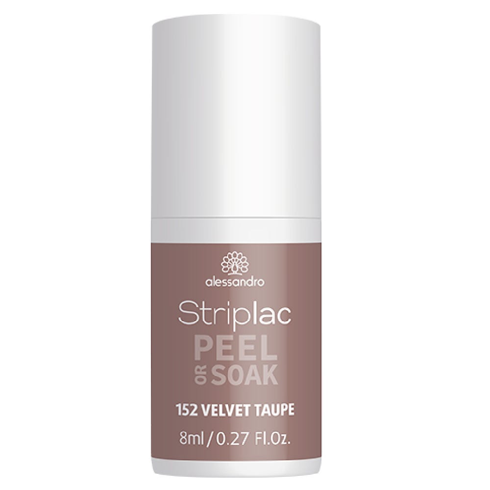 alessandro International Striplac Peel Or Soak Velvet Taupe 8 ml