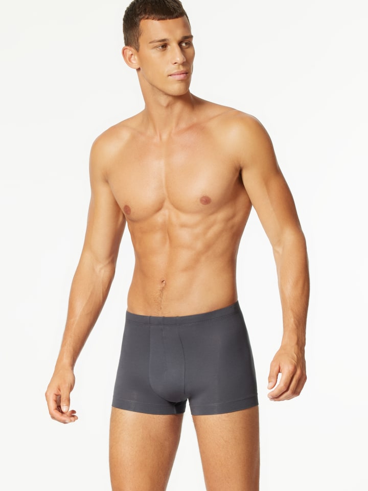 Schiesser Boxershorts Uncover in schwarz-grau günstig kaufen S