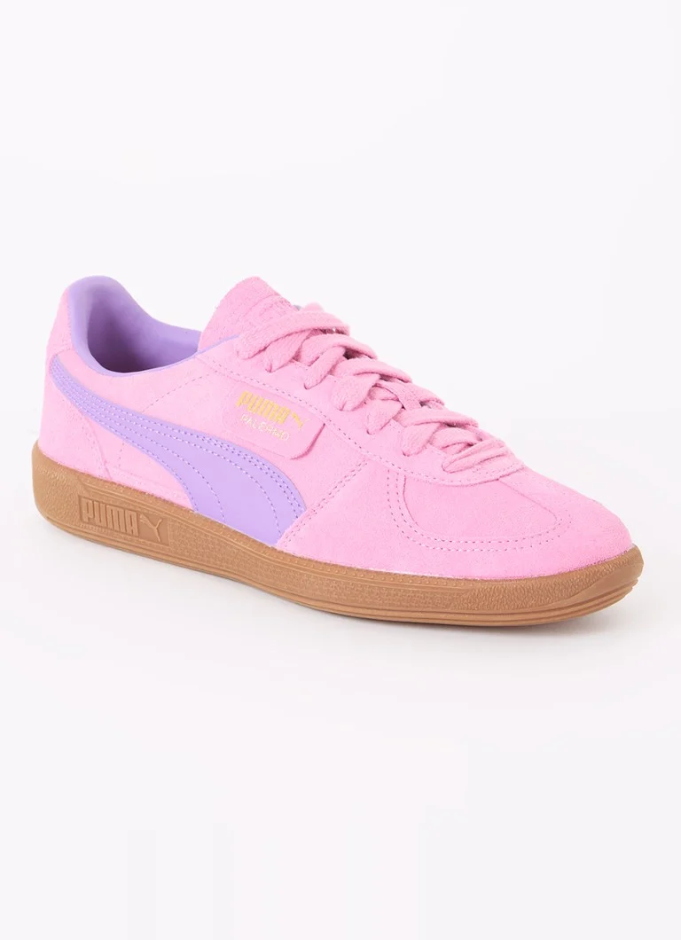 Puma Palermo Jr mokkanahkaiset lenkkarit nahkayksityiskohdilla