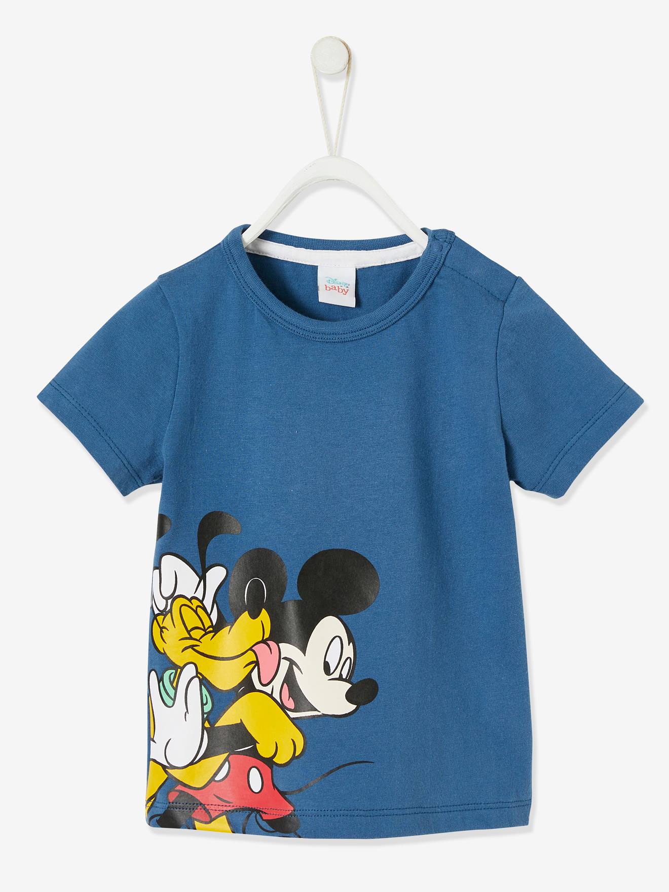T-shirt bébé DS Mickey et Pluto® bleu pétrole