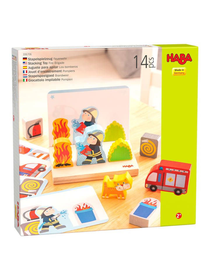 Haba Stapelspielzeug Stapelspielzeug Feuerwehr in mehrfarbig günstig kaufen onesize