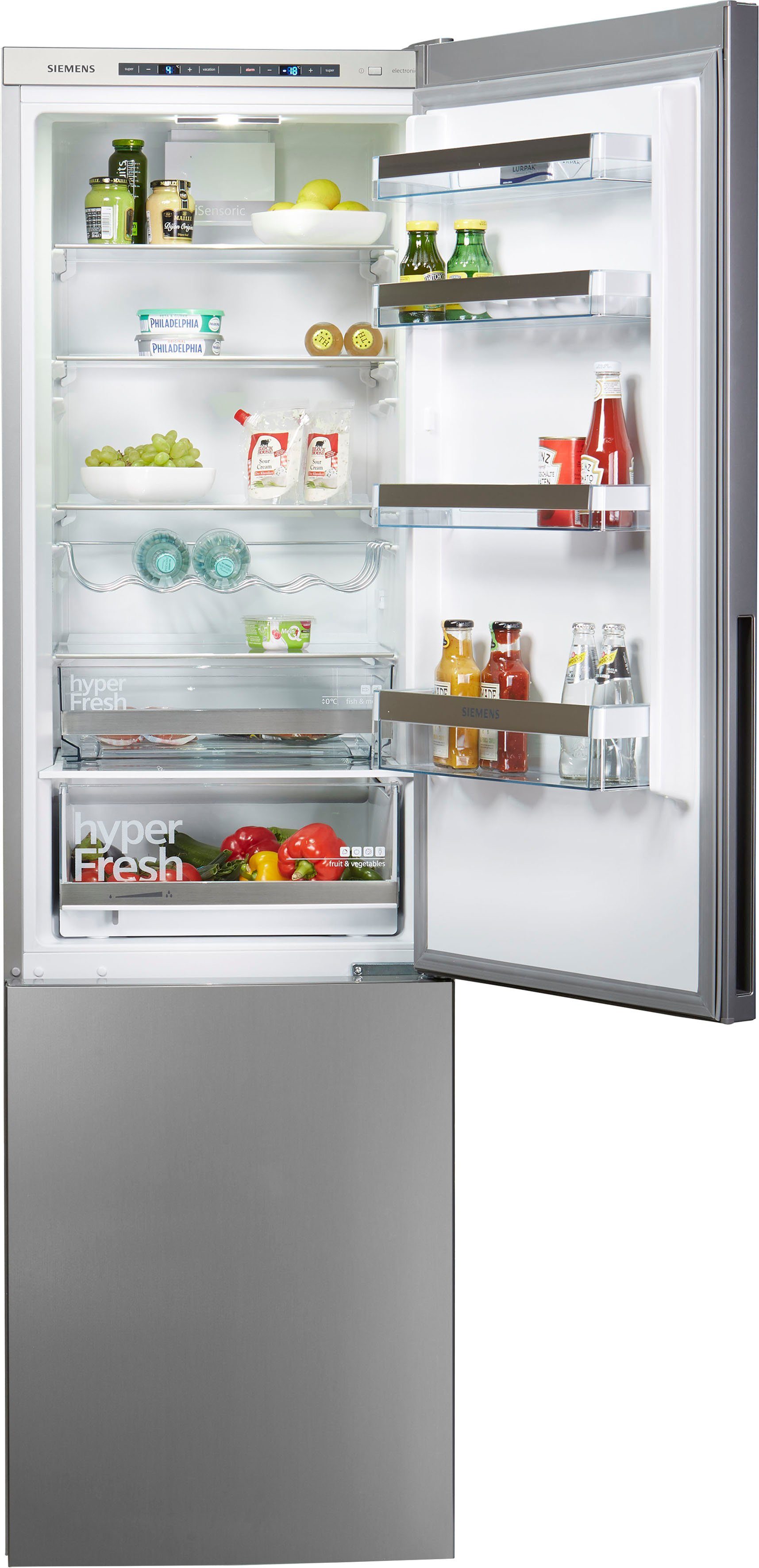 SIEMENS Kühl-/Gefrierkombination KG39EALCA, 201 cm hoch, 60 cm breit