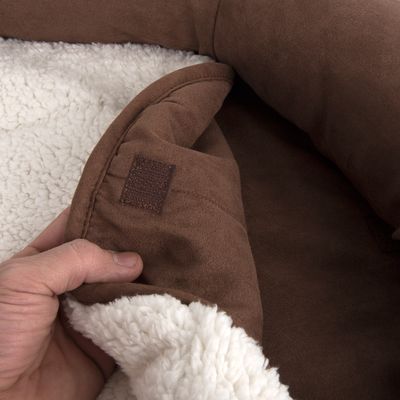 Hundebett Memory oval, braun