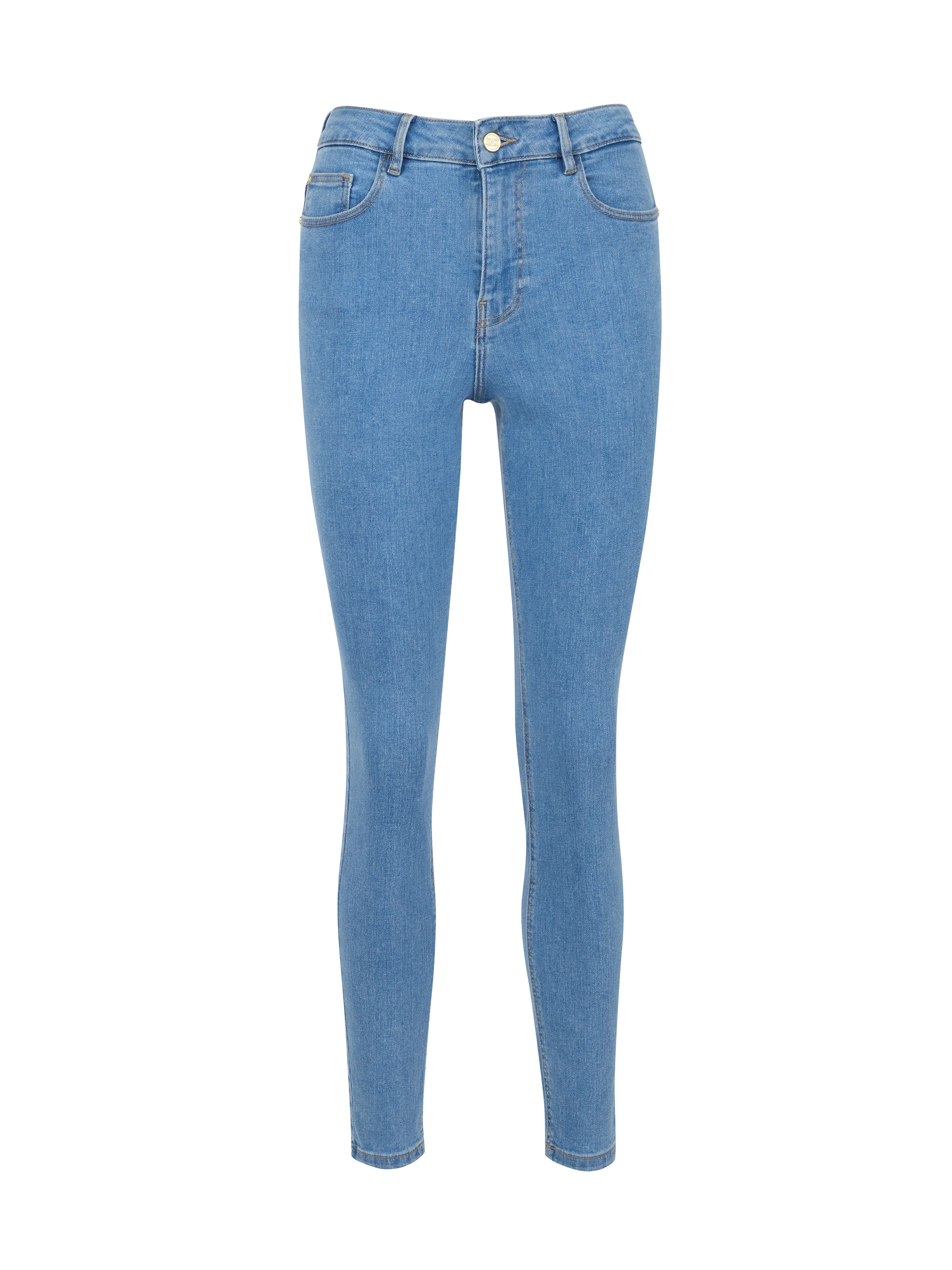 Hellblaue Damen Skinny Fit Jeans ORSAY
