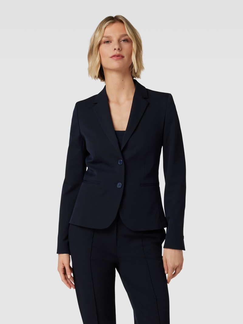 Blazer mit Paspeltaschen in marineblau