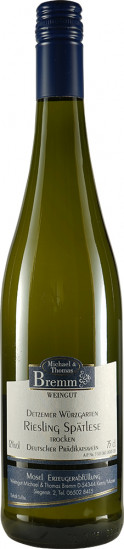 2022 Riesling Detzemer Würzgarten trocken - Weingut Bremm