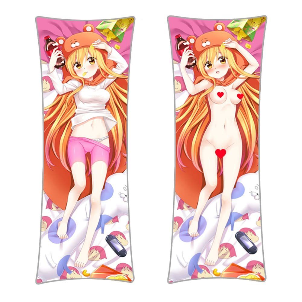 GalaxyCat Seitenschläferkissen Umaru Doma Dakimakura, Umarmungskissen für Himout, Dakimakura Bezug mit Umaru-chan im Bett