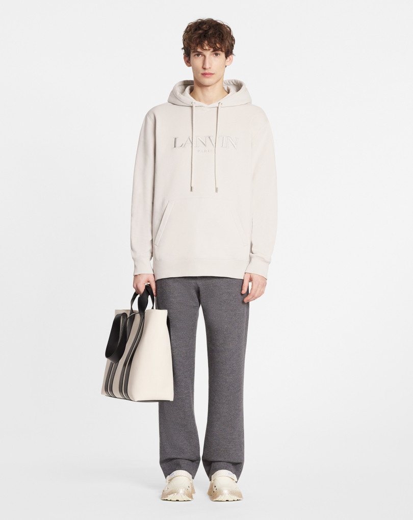 HOODIE OVERSIZE BRODÉ LANVIN PARIS