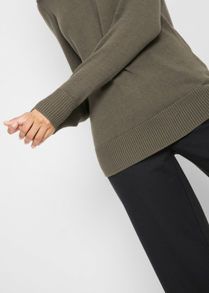 Pullover mit Bluseneinsatz