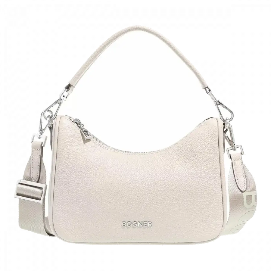 Bogner - Bogner Shoulder Bags Leder Light Gray - grau