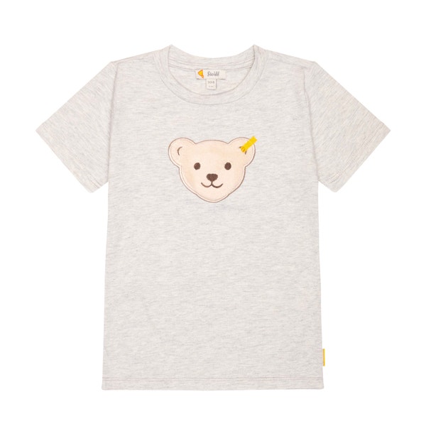 T-Shirt kurzarm, hellgrau für Jungs