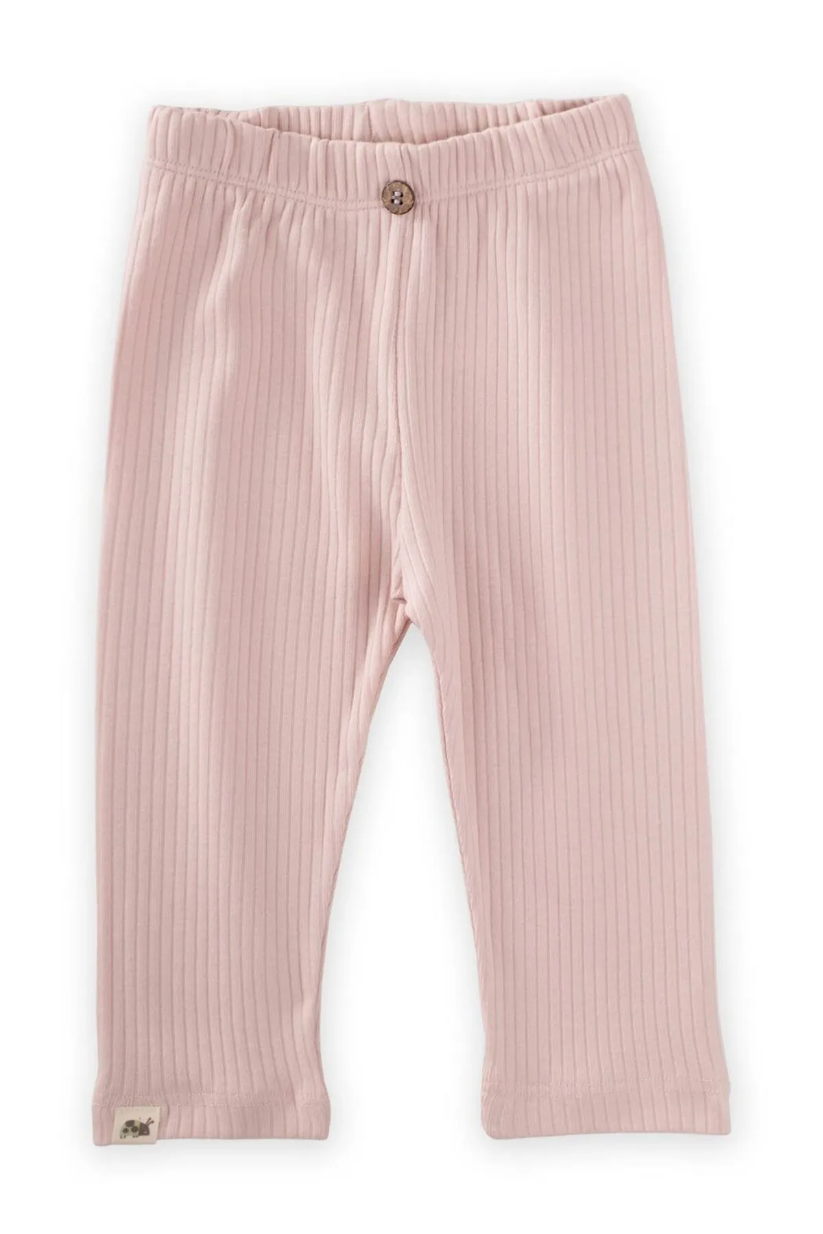 Cigit  Gerippte Leggings 0-5 Jahre Puderrosa