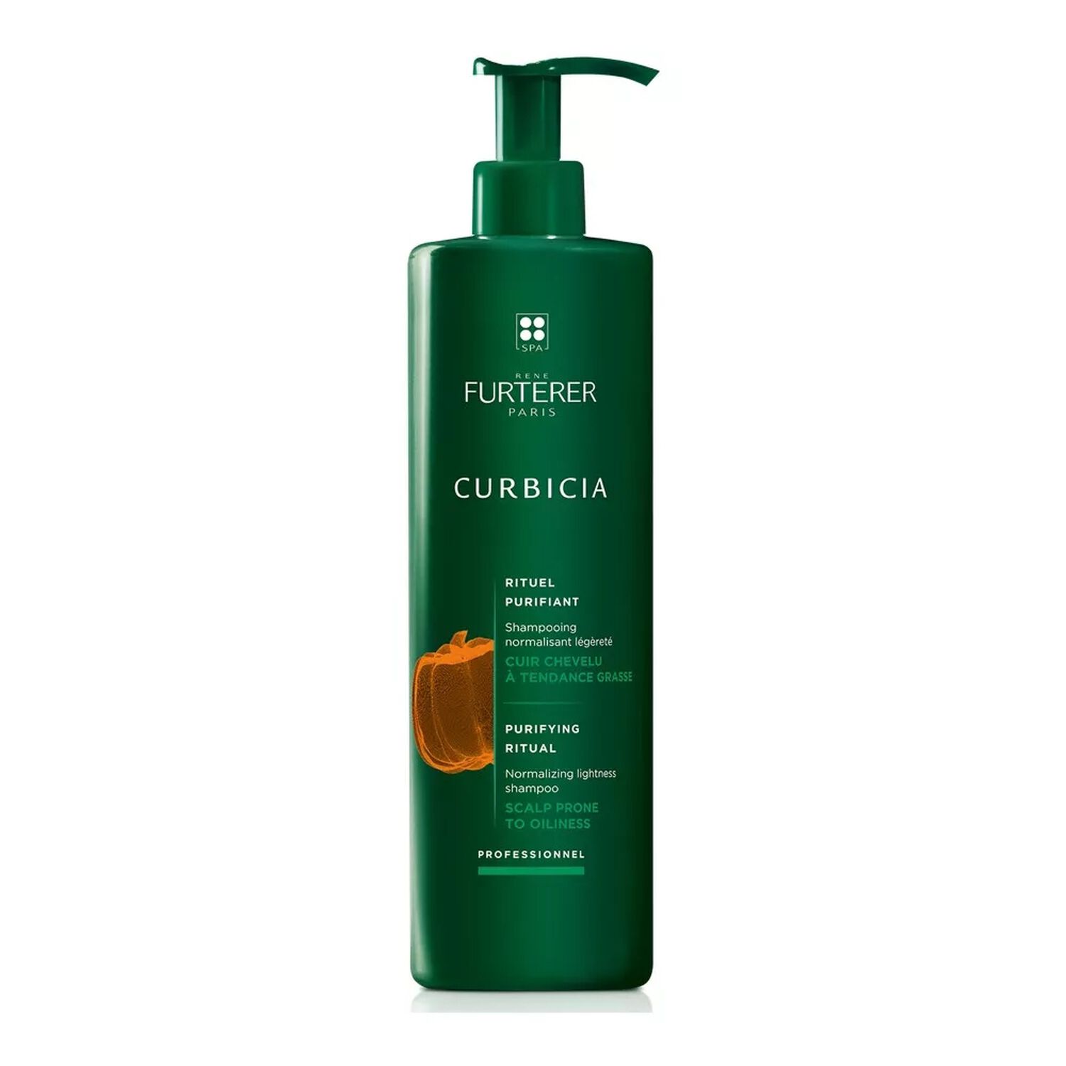René Furterer Shampoing Purifiant Curbicia - Cuir chevelu gras - 600 ml