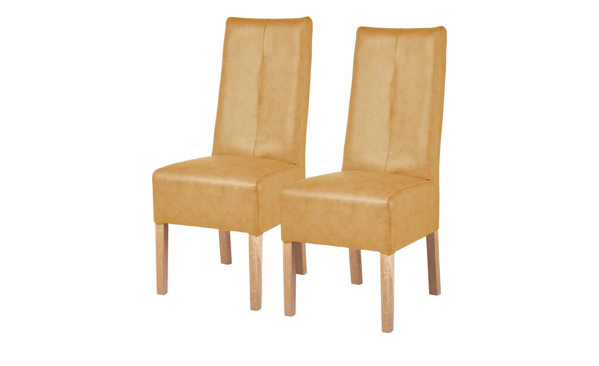 Polsterstuhl 2-er Set aus Buche