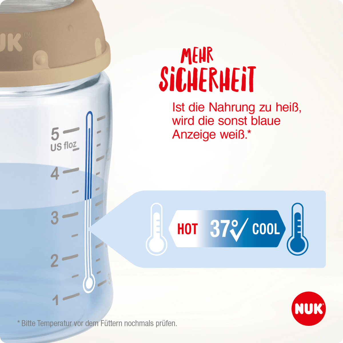 Starterset First Choice Temp. Control creme/weiß, 5tlg, 1 St