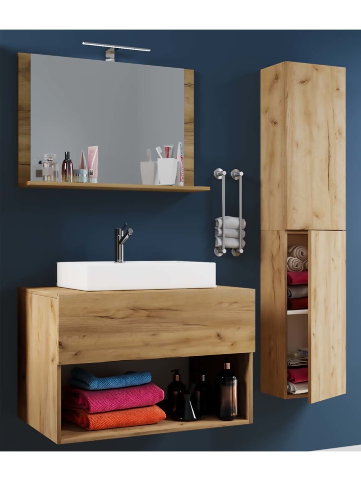 ebuy24 Badmöbelset LendasII80 Eiche 80 x 52 cm günstig kaufen onesize