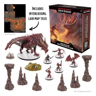 D&D Icons of the Realms: Adventure in a Box - Red Dragon's Lair (Prepainted)