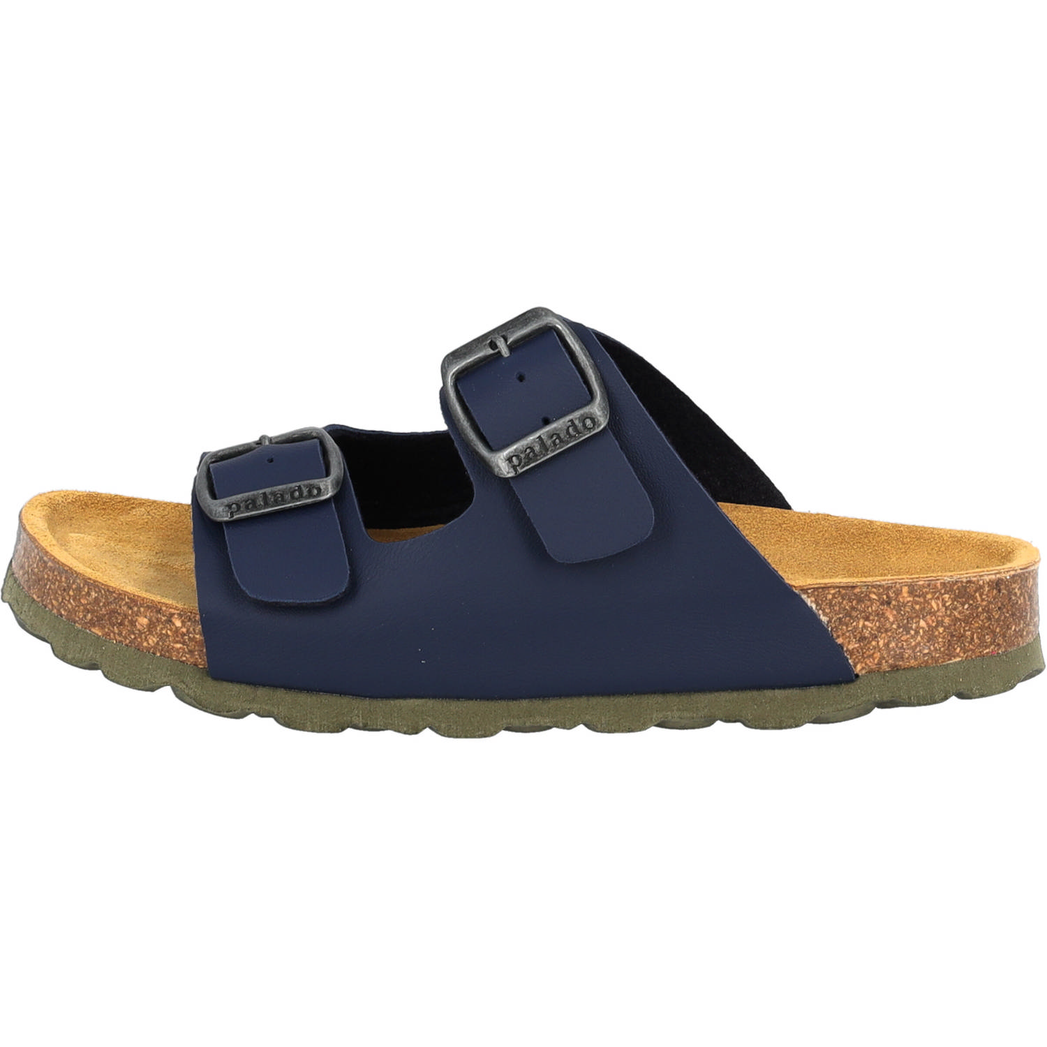 Palado Kids Korfu B Basic, Pantoletten, Kinder, Dunkelblau/Khaki