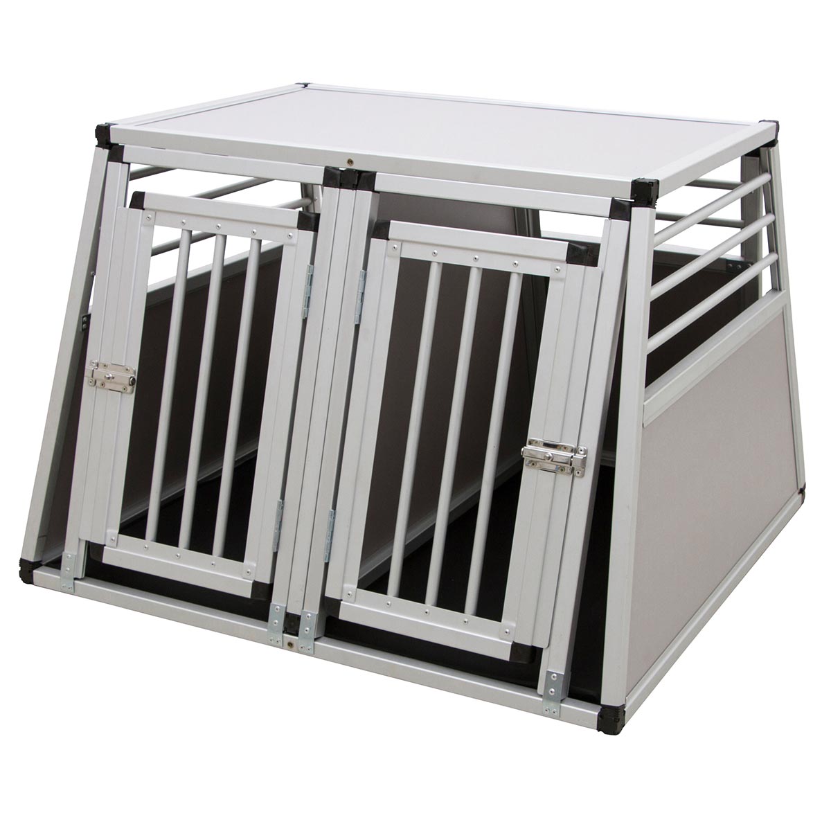 Kerbl Alu-Transportbox zweitürig 92 x 97 x 68 cm bei ZooRoyal