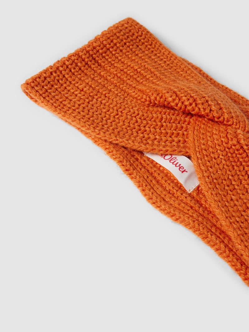 Stirnband mit Knoten-Detail in orange
