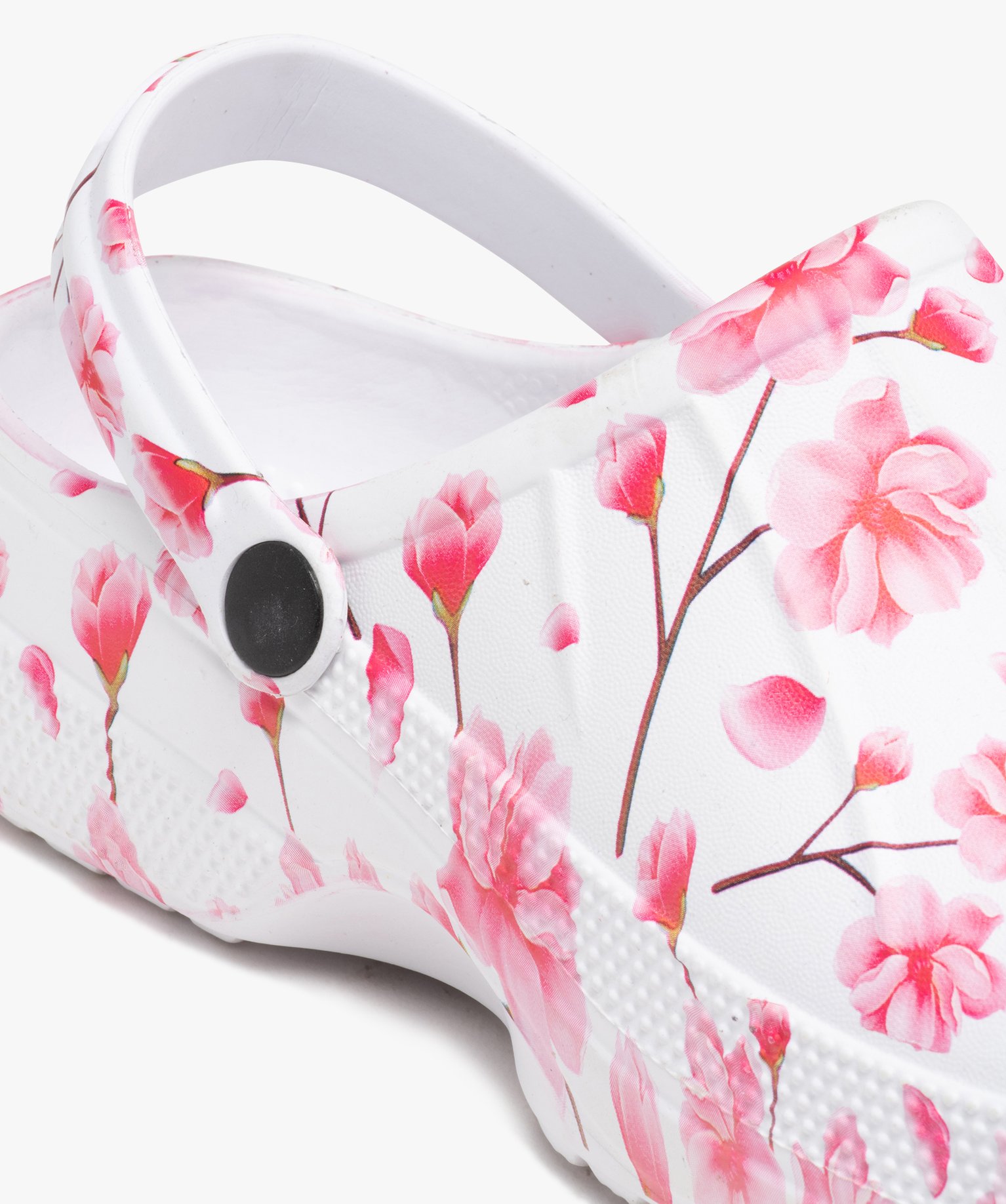 Sabots souples femme imprimés fleurs rose | GEMO