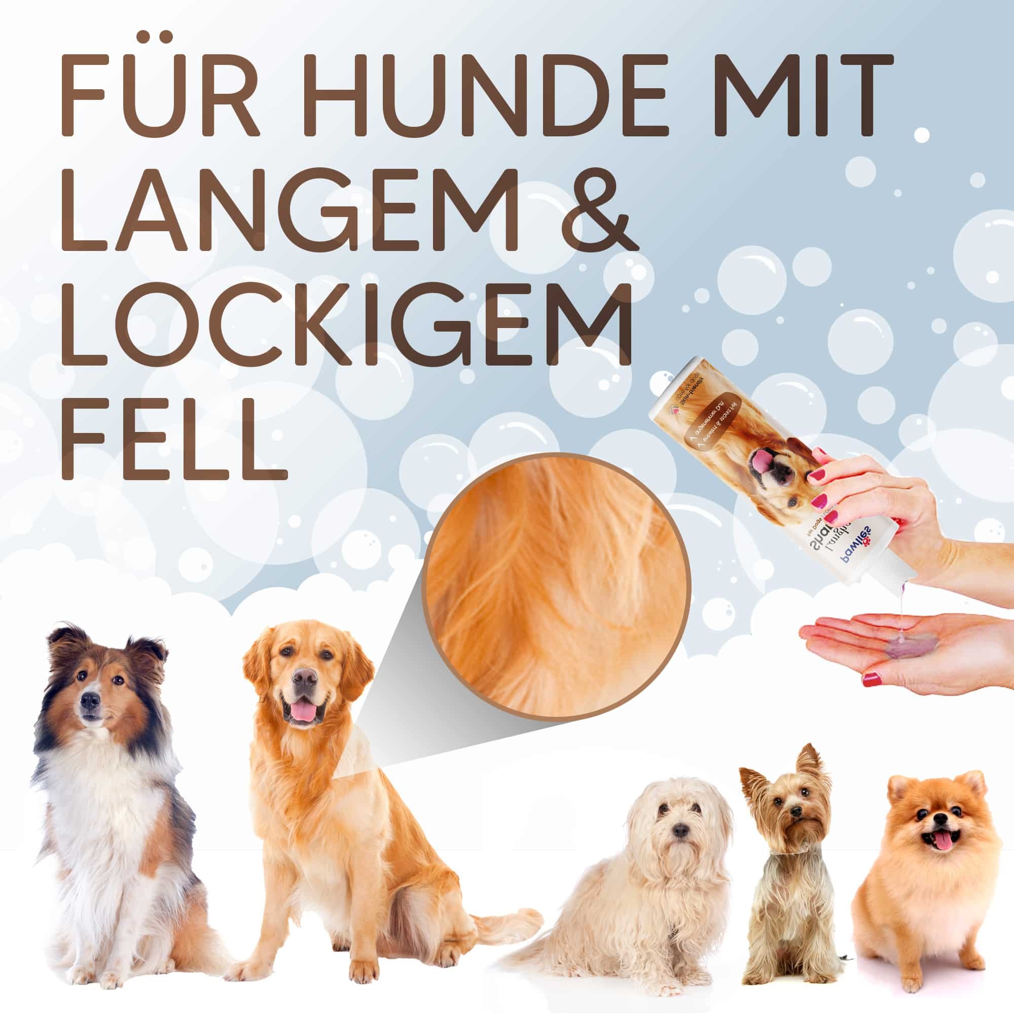 Pawlie's Fellpflege Pawlie's Hundeshampoo für Langhaar