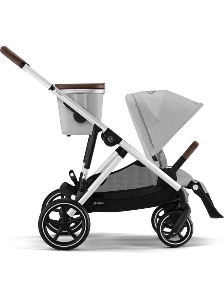 Cybex Cybex Gazelle S Kinderwagen - Farbe: Stone Grey / Gestell Silver günstig kaufen onesize