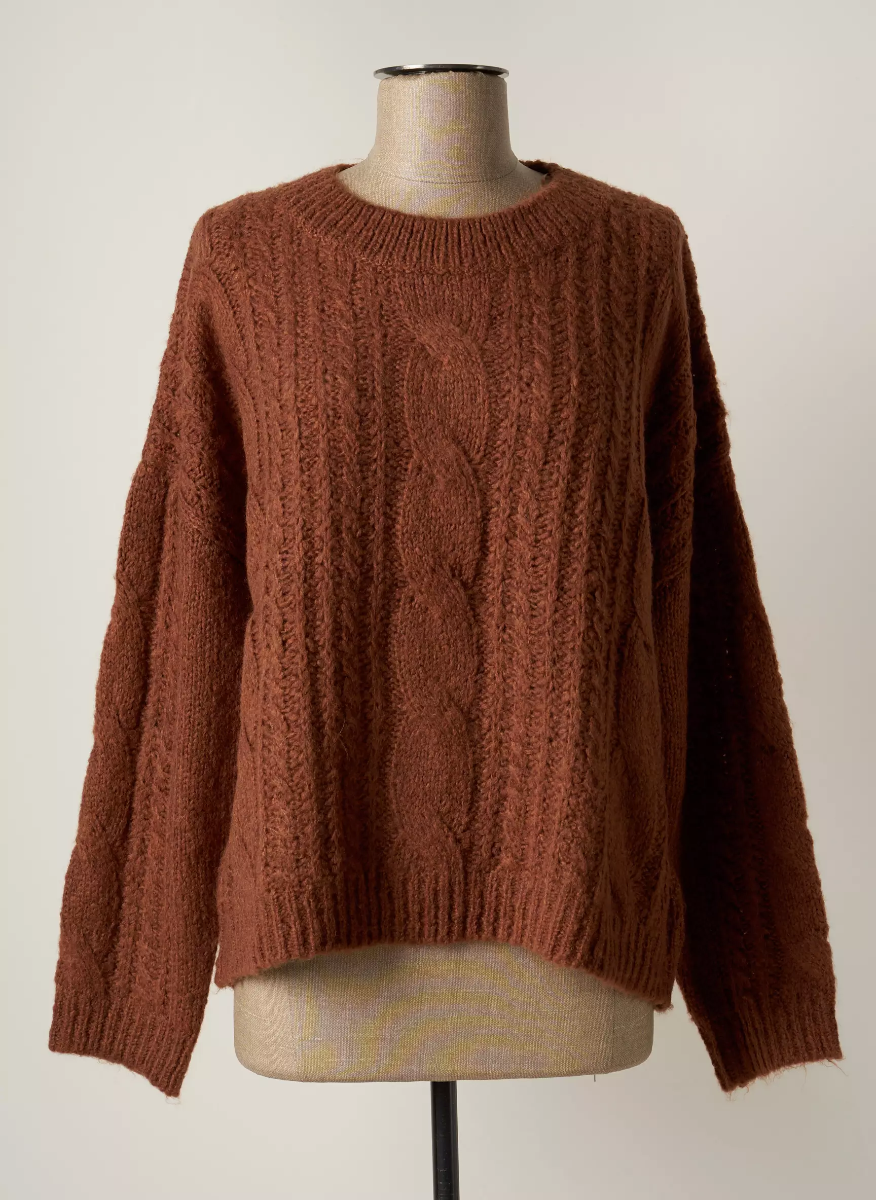 Grace Mila Pulls Femme couleur marron