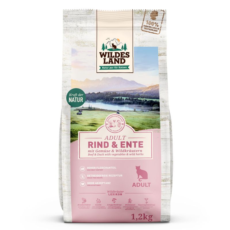 Wildes Land Cat Rind, Ente & Gartengemüse zu TOP-Preisen | bitiba