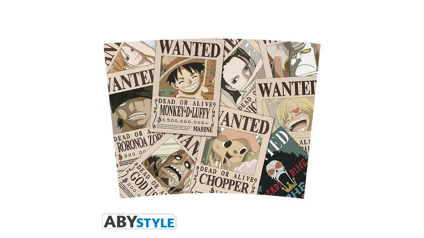 ONE PIECE REISEBECHER WANTED 355 ML