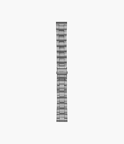 Fossil Edelstahlband für Herrenuhr 22 mm Grau