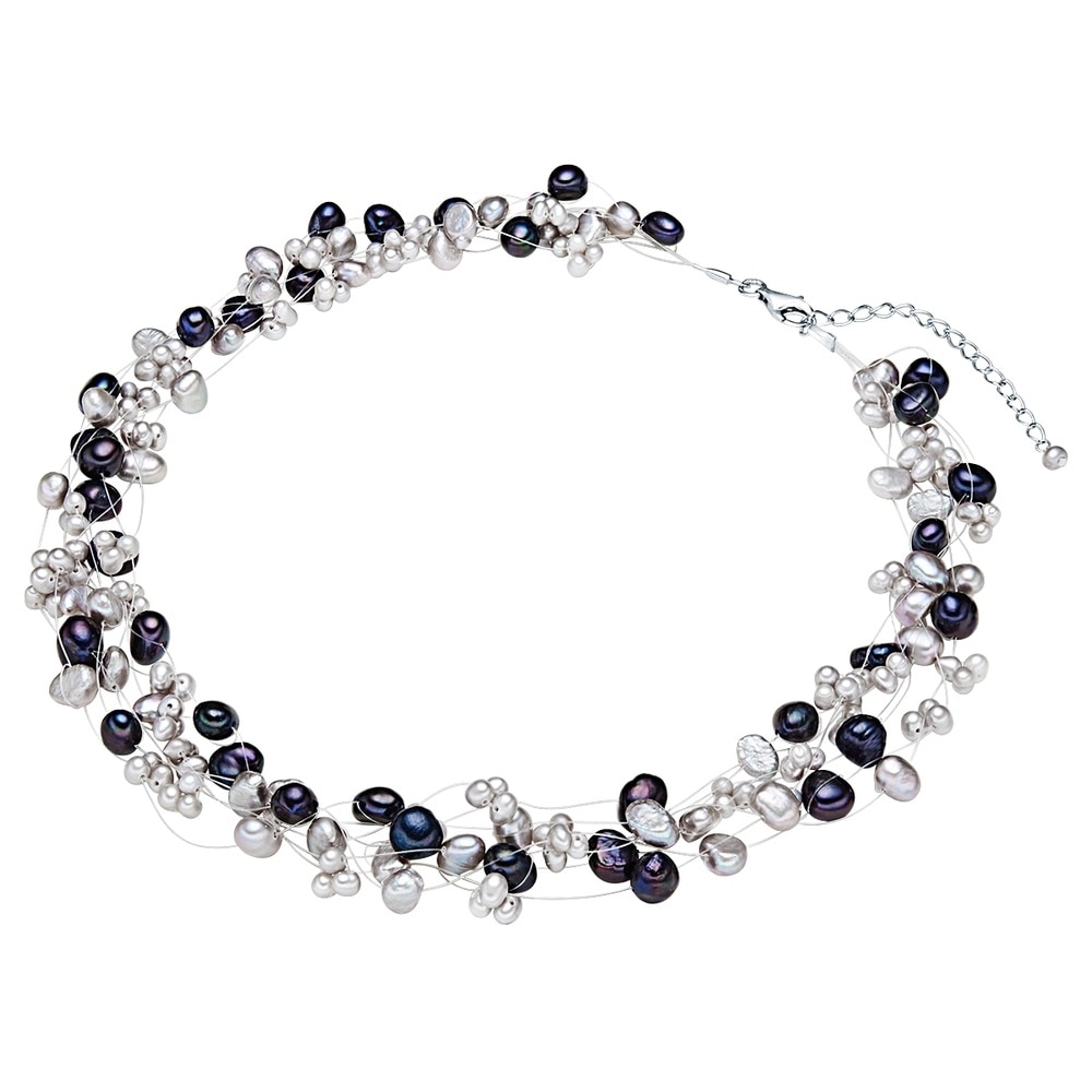 Valero Pearls Collier de perles Perle de culture d'eau douce Perle de culture d'eau douce en Mu collier