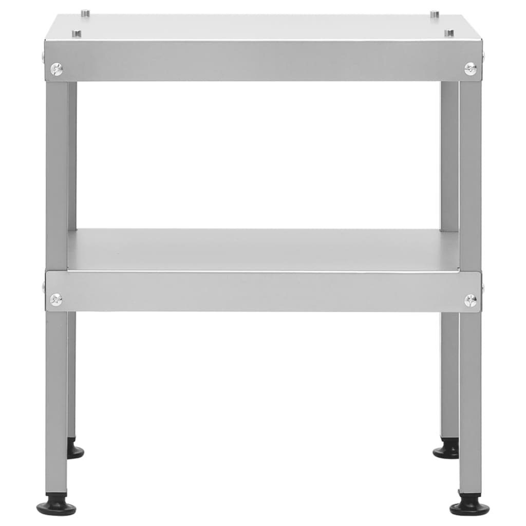 vidaXL Grillkamin Tisch für Räucherofen 40x28x44,5 cm Verzinkter Stahl