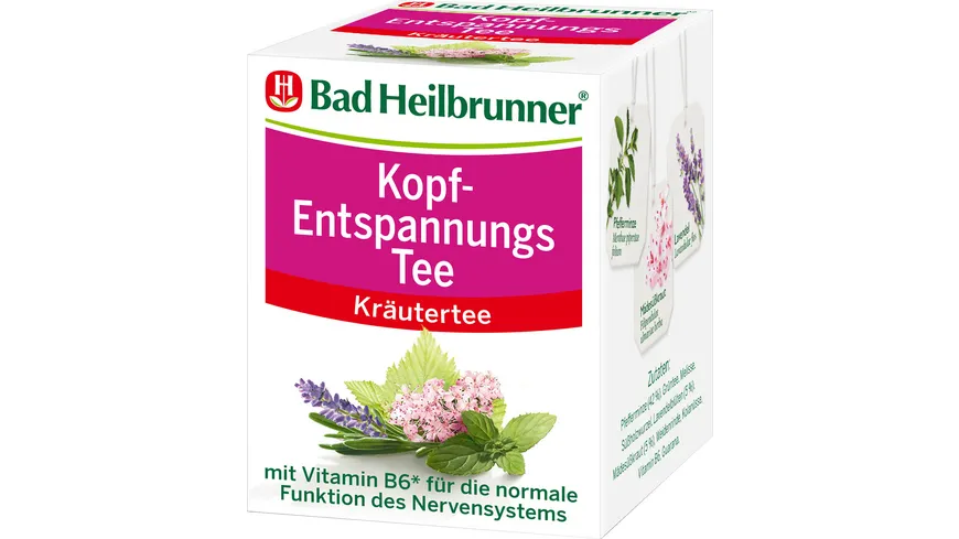 Bad Heilbrunner Kopf-Entspannungs Tee 12.8 g