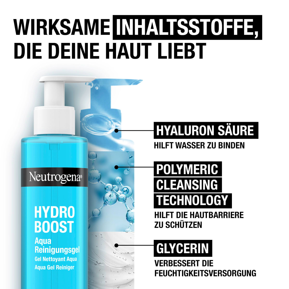 Reinigungsgel Hydro Boost Aqua, 200 ml