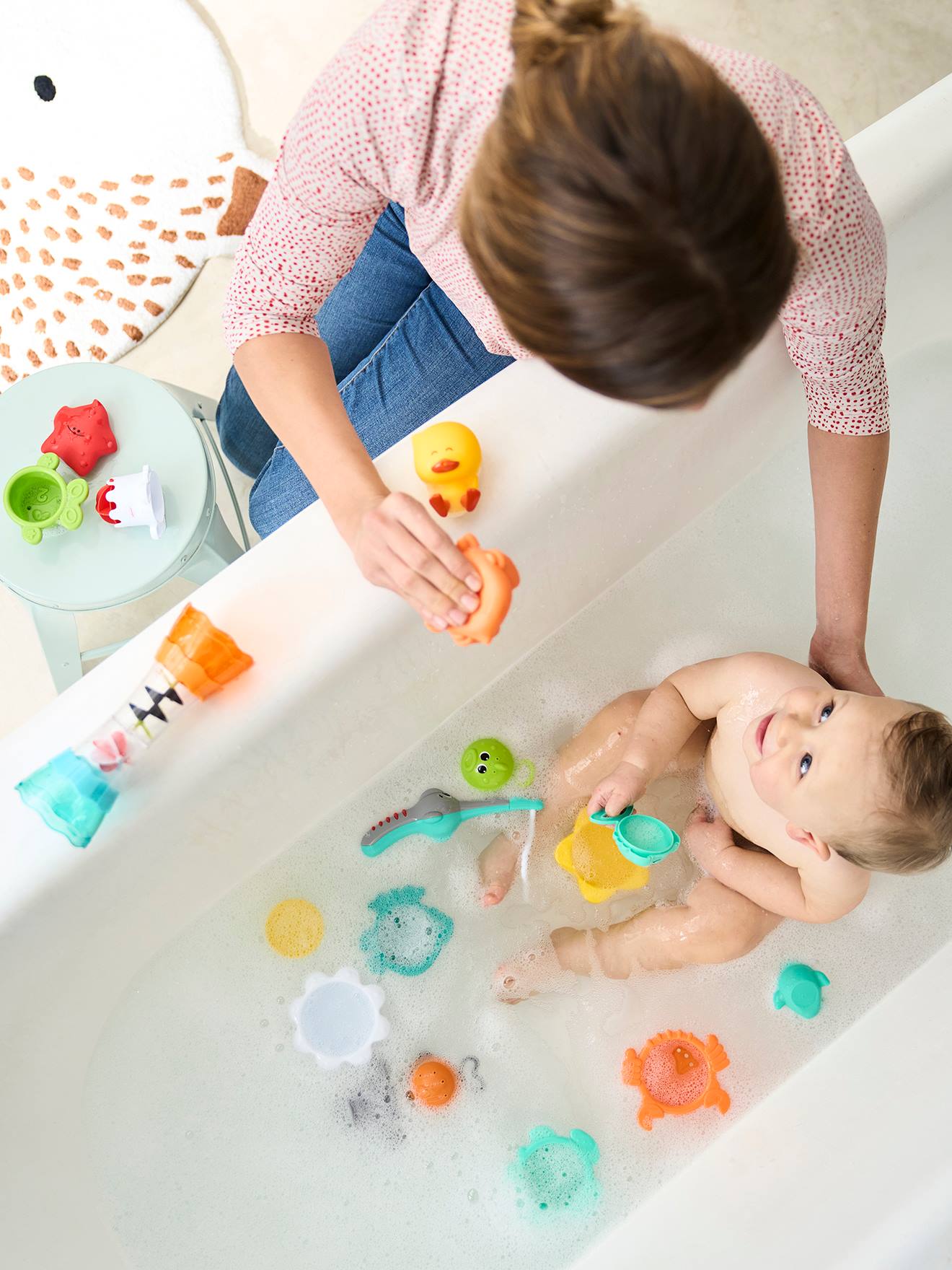 Infantino Badewannen-Set, 16 Teile INFANTINO - mehrfarbig