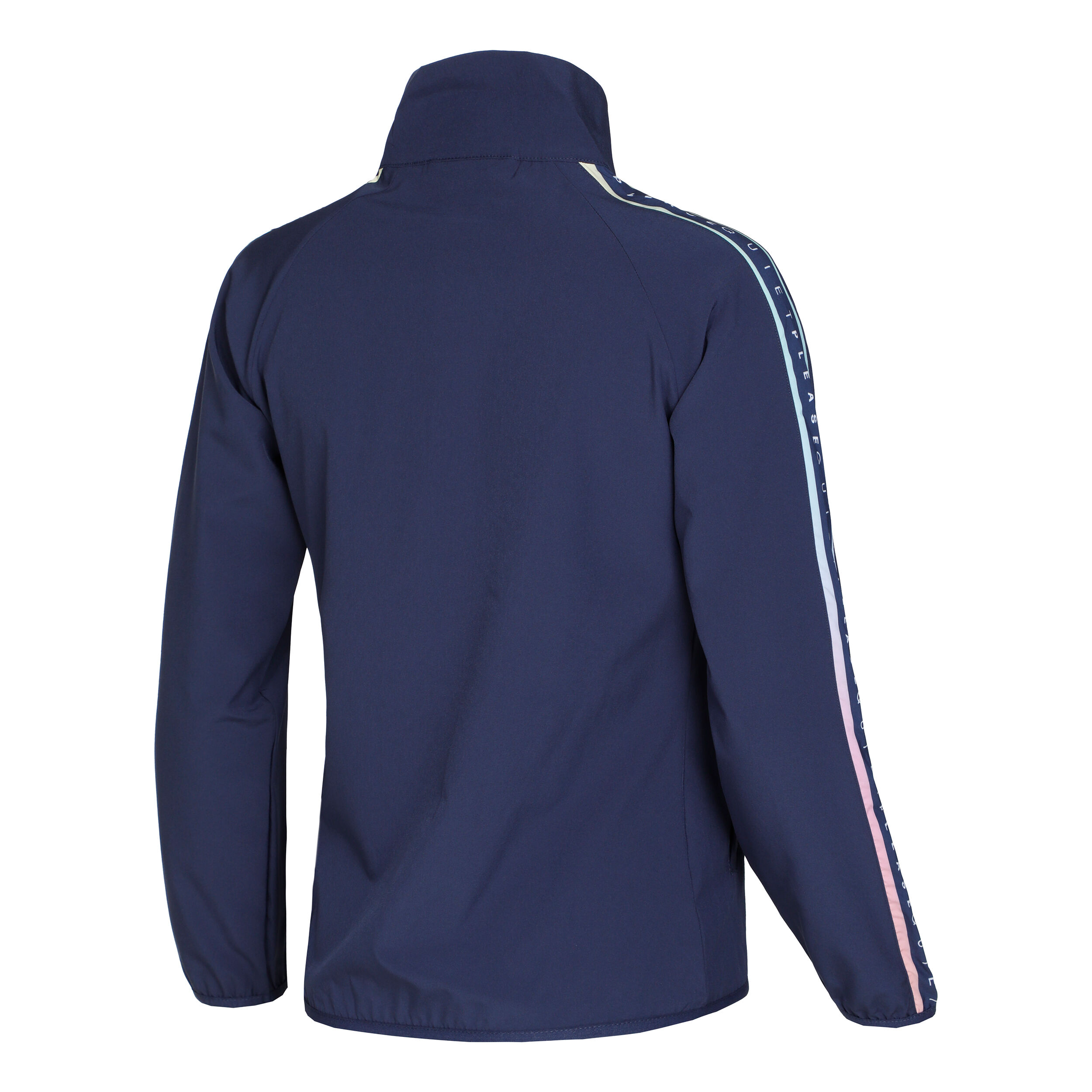 Rainbow Stroke Trainingsjacke Damen - Blau, Mehrfarbig