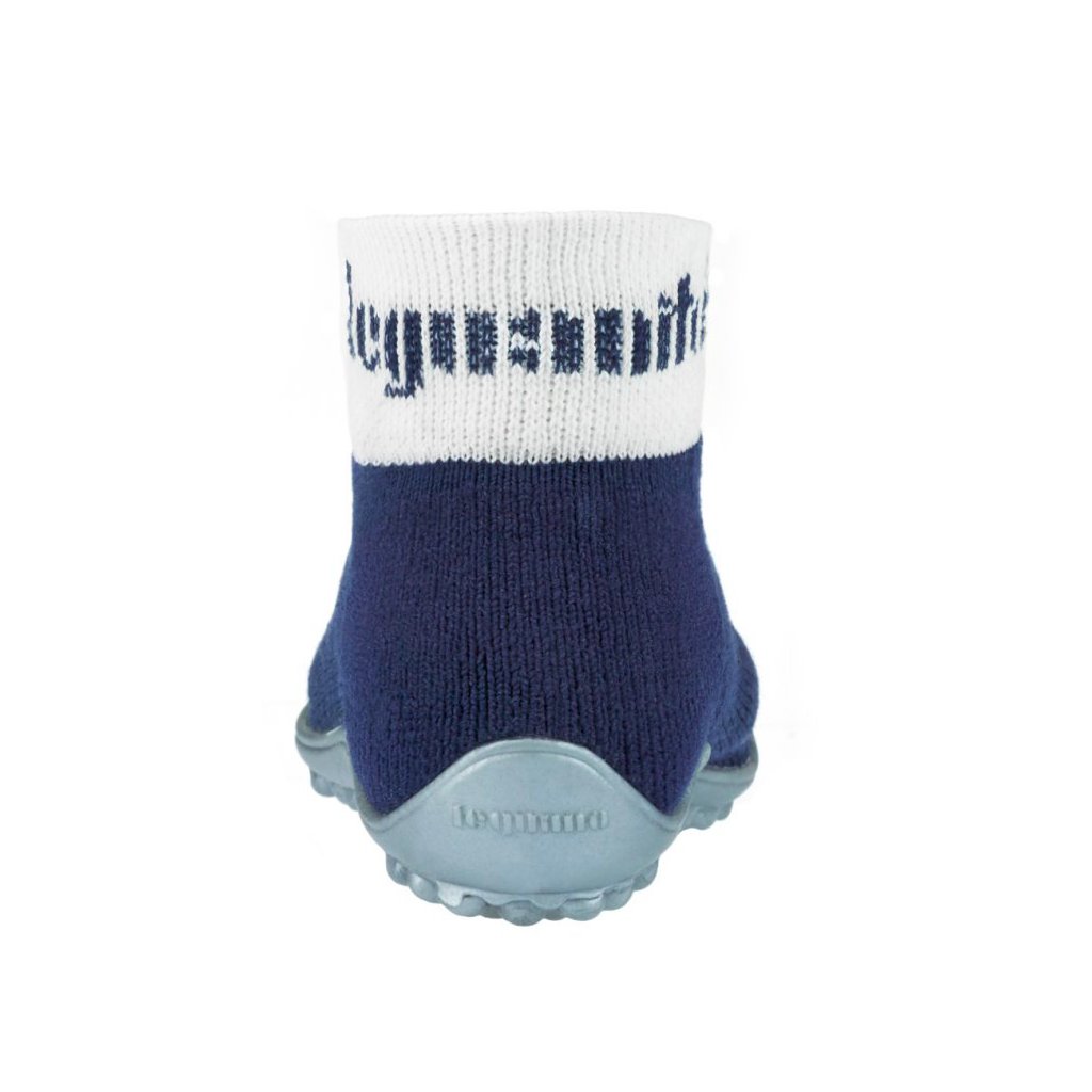 Leguano Leguanito marineblaue Sockenschuhe