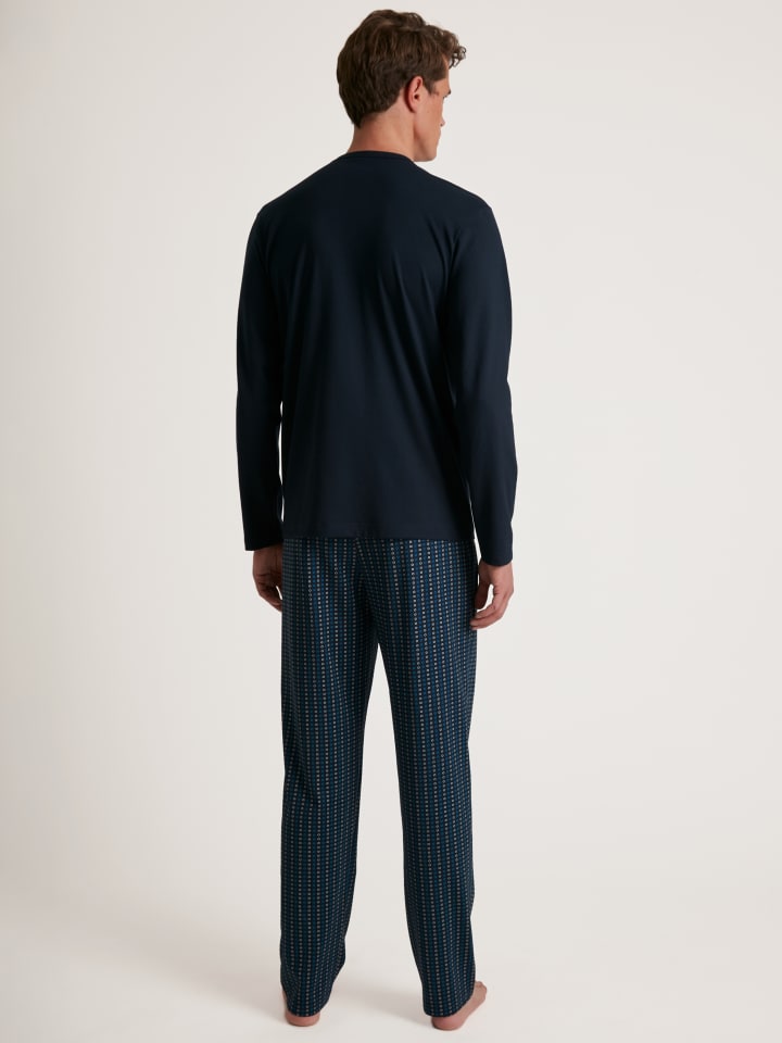 Calida Pyjama in danube blue günstig kaufen