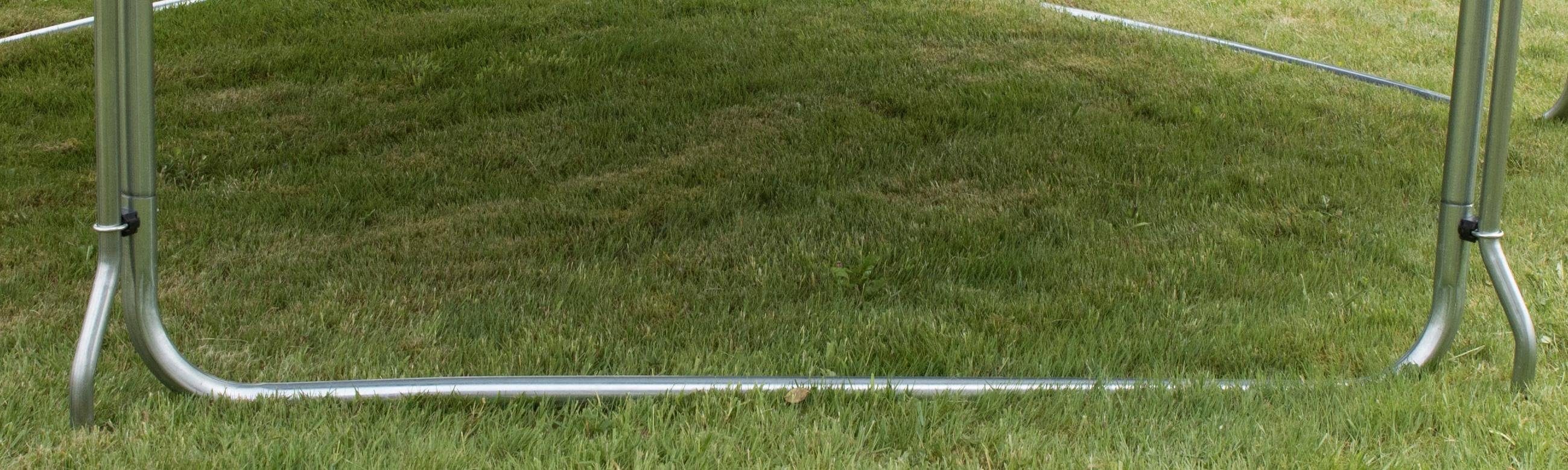 STAMM SPORTS Gartentrampolin SS-GT, Ø 244 cm, (2), Anti-Roll-Over-Schutz, farbig verkleidete Netzpfosten