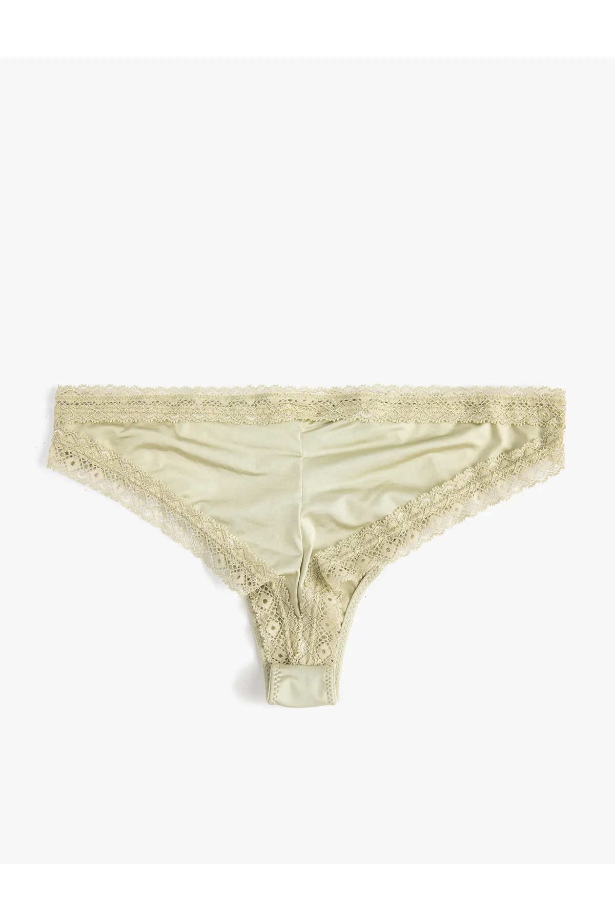 Koton  Brasilianisches Höschen aus Satin mit Spitzendetail