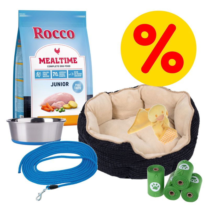 Welpen-Starterpaket für mittelgroße & große Hunde