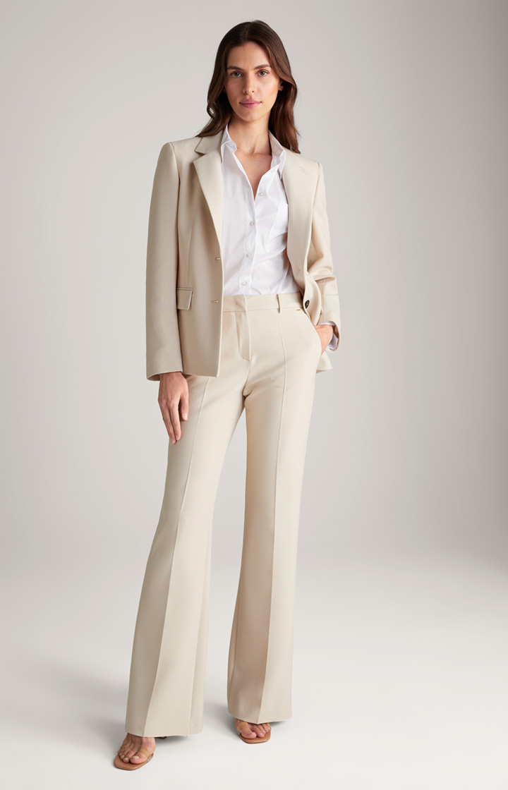 Long-Bluse in Weiß