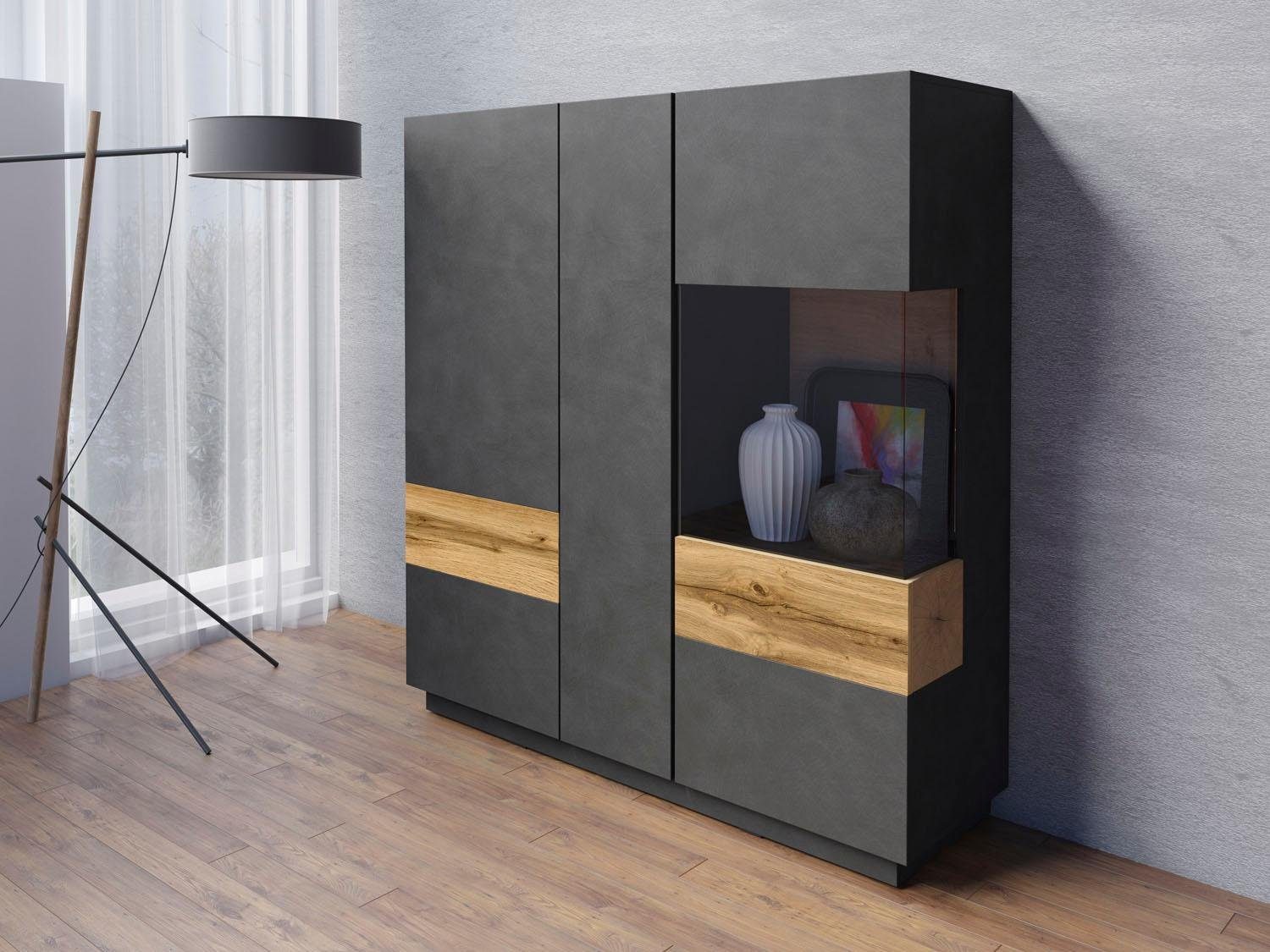 Helvetia Sideboard SILKE, Breite 130 cm