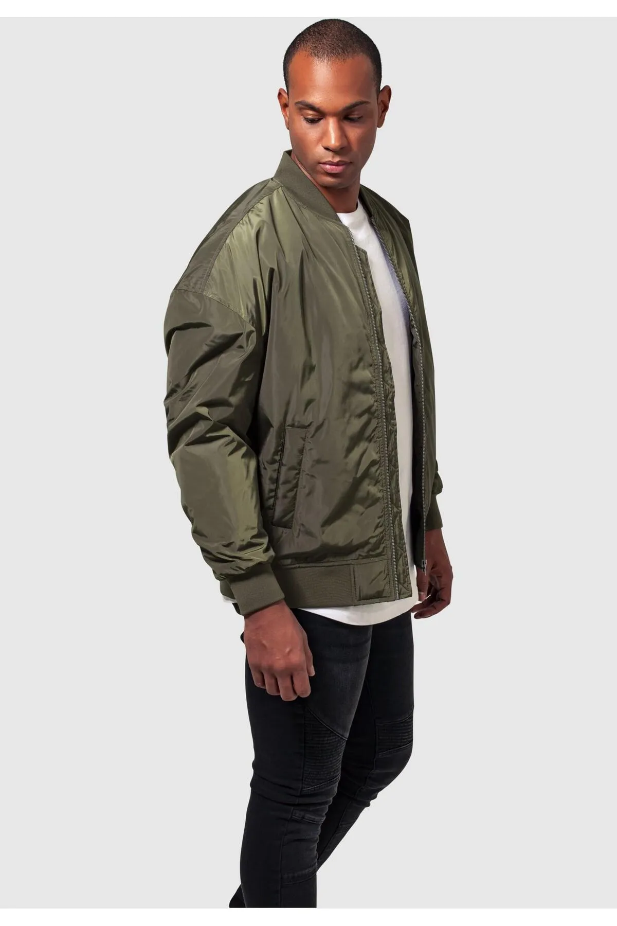Urban Classics  Jacke - Khaki - Oversized
