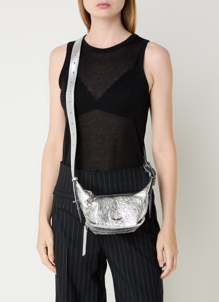 Zadig&Voltaire Le Cecilia XS -olkalaukku metallinen viimeistely