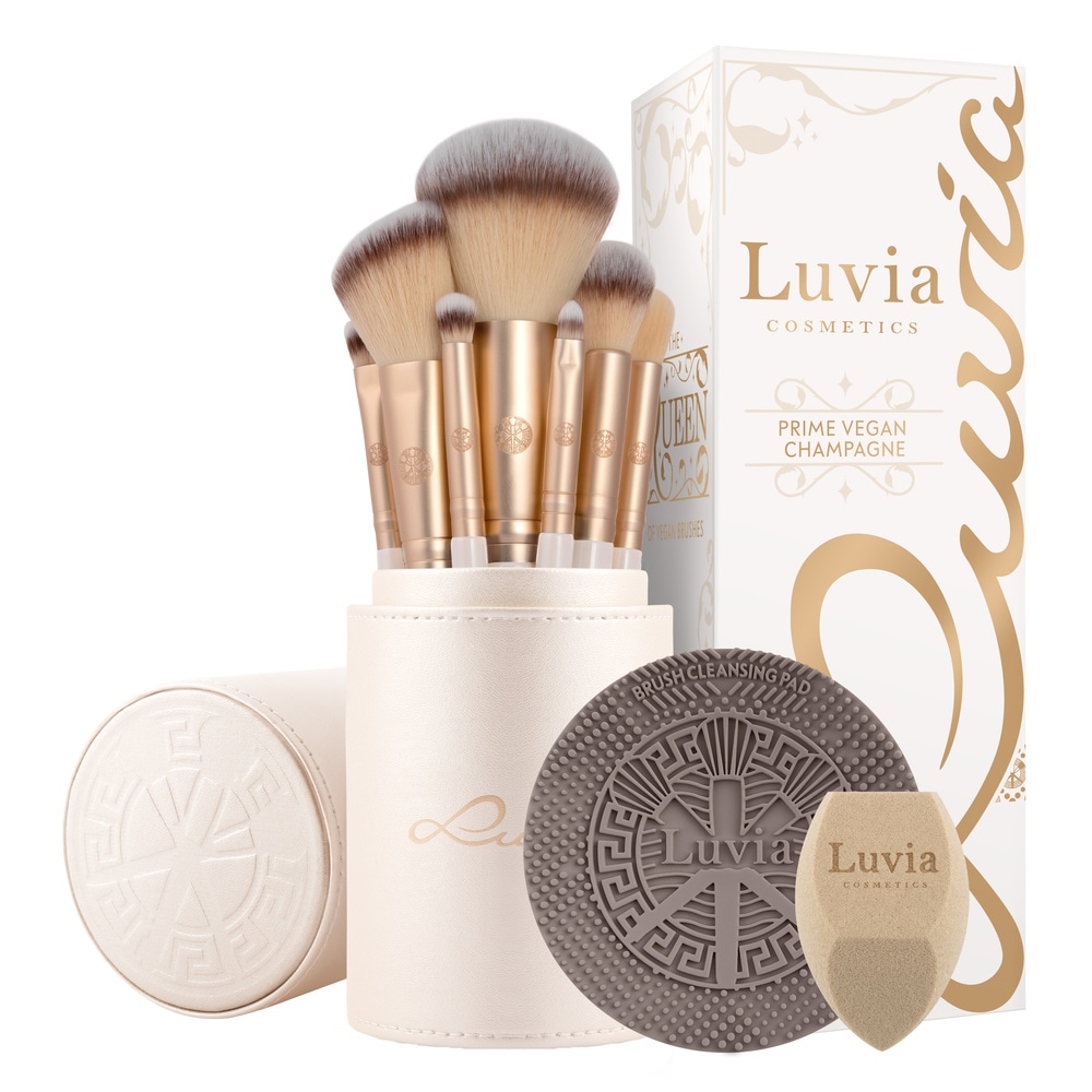 luvia Prime Vegan Champagne Kit de pinceaux de maquillage
