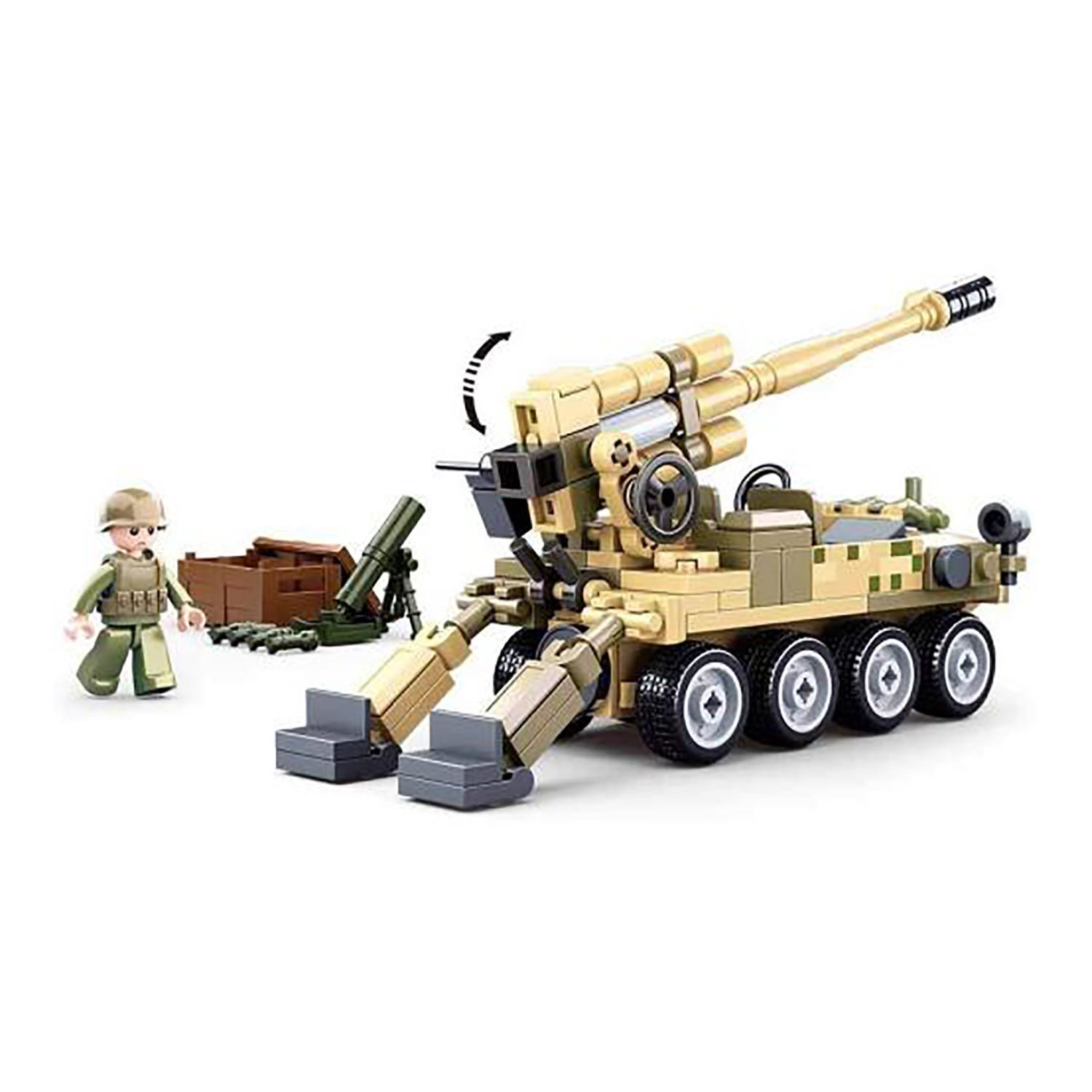 Fahrbares Sturmgeschütz - Bausteine Set M38-B0751