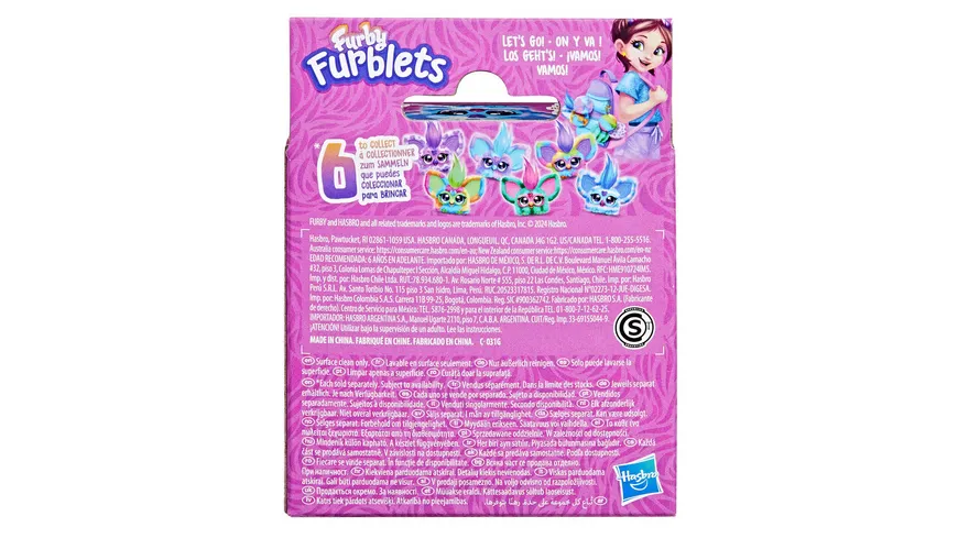 Hasbro - Furby Furblets Mini elektronisches Plüschspielzeug, 1 Stück, sortiert
