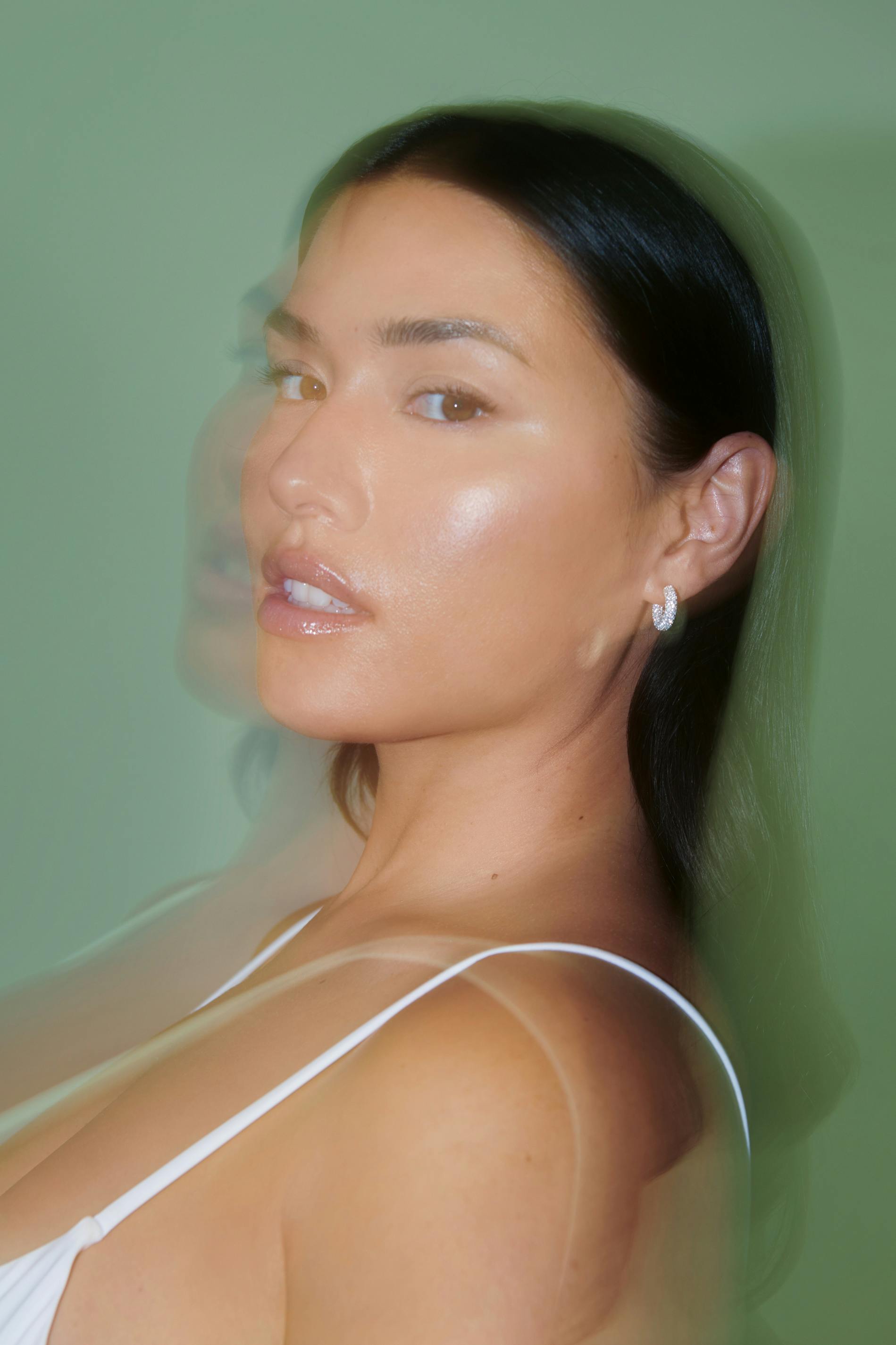 Mini pave hoops